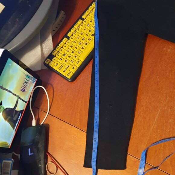 NEW ! Women Duemila Vintage Black Beaded Wool Cardigan Size M - Picture 7 of 11